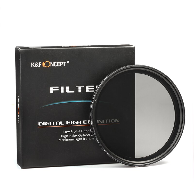 K &Ampere; F KONZEPT 49-82mm ND2 zu ND400 ND Objektiv Filter Fader Einstellbar neutral Dichte Variable 49mm 52mm 62mm 67mm 77mm 82mm