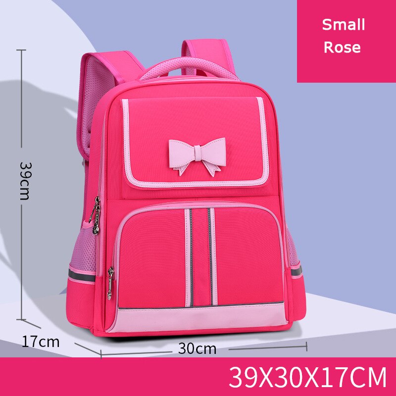 Waterproof children school bags For Girls kids backpacks Children Schoolbags primary School Backpacks kids Mochila Infantil: small rose