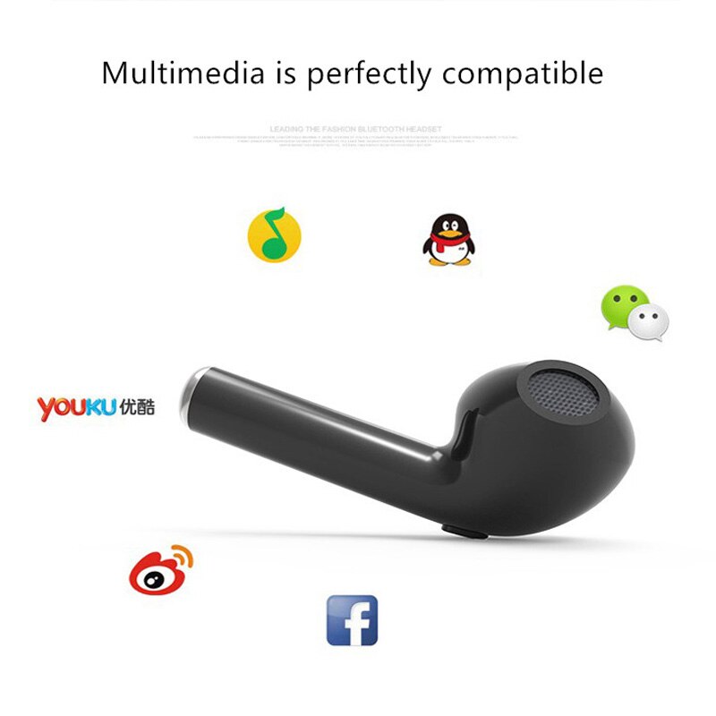 Top mini HBQ i7 Bluetooth 4.1 Stereo earphones wireless HIFI earbuds for iphone and androids