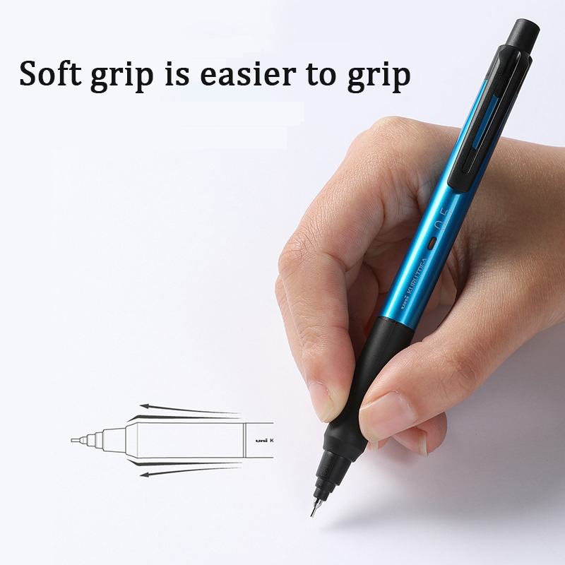 Uni Schwarz Technologie Minenrotations-Druckbleistift, verbesserte KURU Toga 0,3 mm/0,5 mm automatische Bleistifte, professionelle Malerei, Kunst