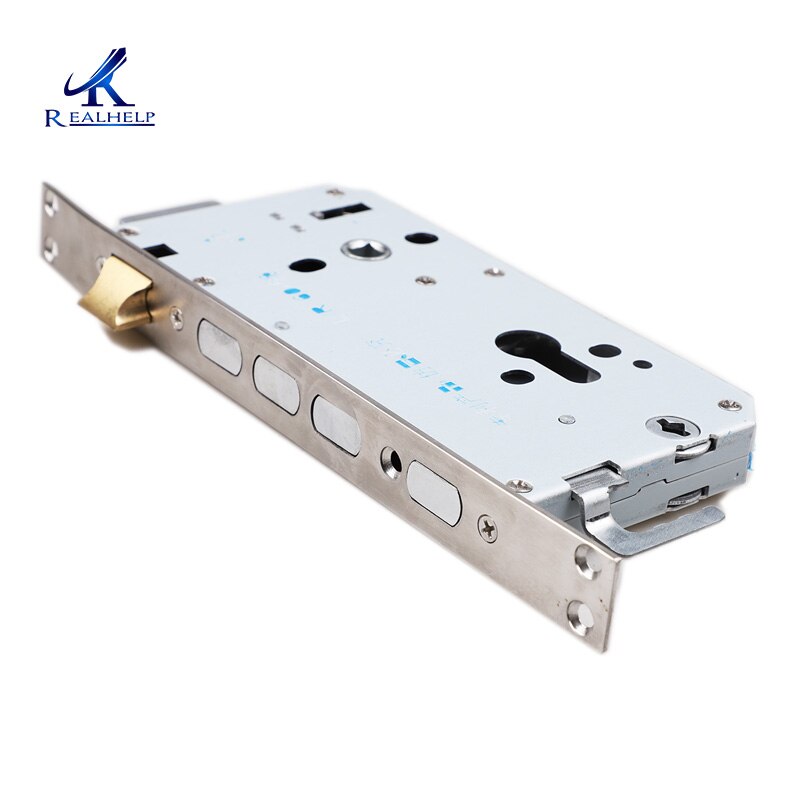 Lock Body for Fingerprint Lock Metal Stainless Steel 24x240MM Universal Automatic Lock Body Anti-theft Security Door Mechanical