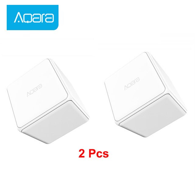 Xiaomi Centro aqara Smart Home kits Gateway3 interruptor de pared inalámbrico puerta ventana Sensor de cuerpo módulo de relé inalámbrico HomeKit: Magic CubeX2pcs