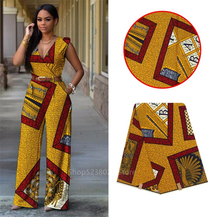 Veritable Wax Veritable Guaranteed Real Dutch Wax 6yard/lot 100% Cotton Veritable Wax African Fabric Print