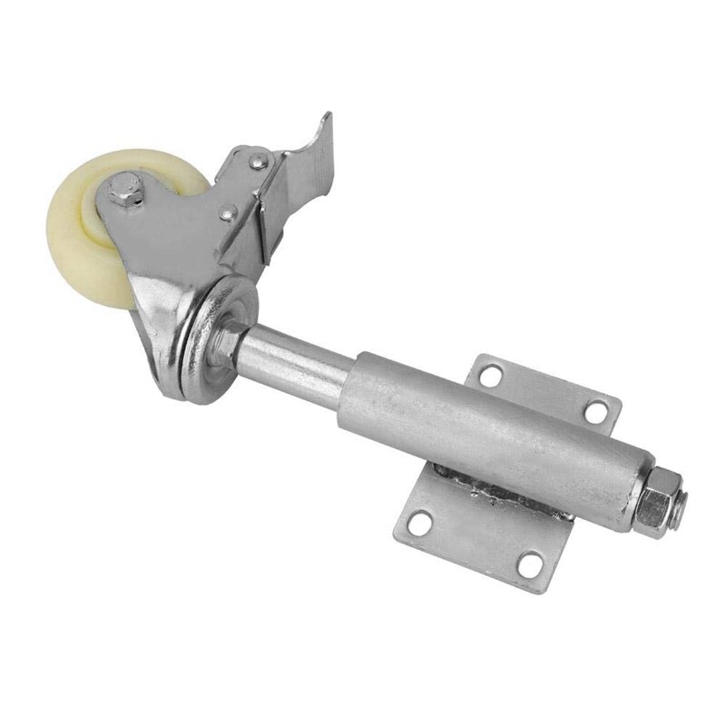 3 Inch Brake Door with Spring Wheel Shock Absorbing Nylon Casters with Brake 220 Lbs Load Capacity