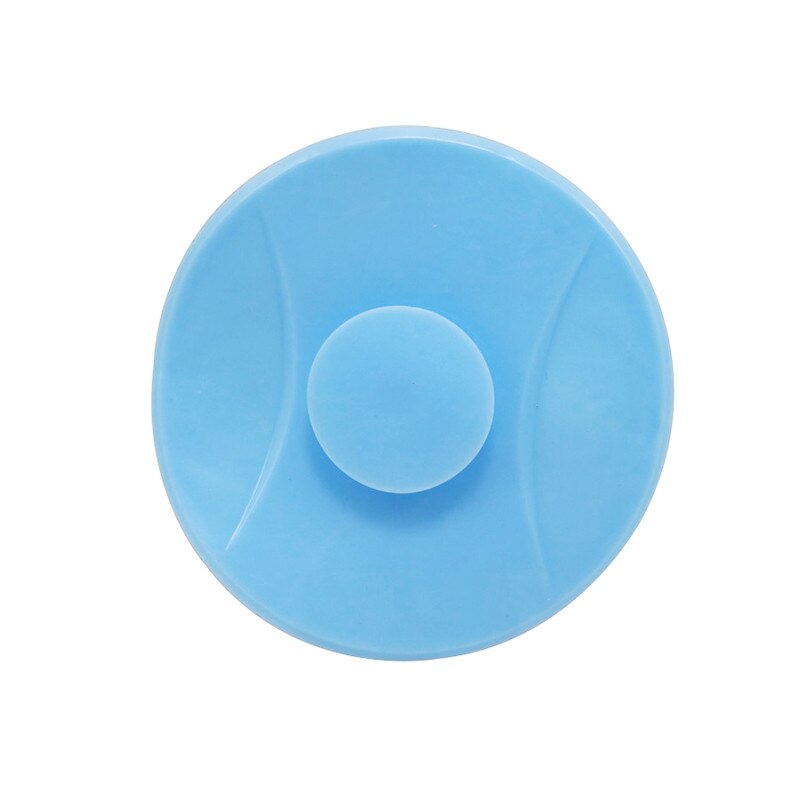 Tapón de goma circular de silicona para desagüe de suelo tapón para bañera, baño, cocina, fregadero, tapón de agua, 1 Uds.: 1 pcs blue