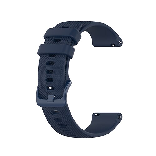 silicone wrist band for Umidigi Uwatch3 GPS smart watch accessories replacement strap for Umidigi Ufit/Uwatch GT bracelet loop: Navy blue / L