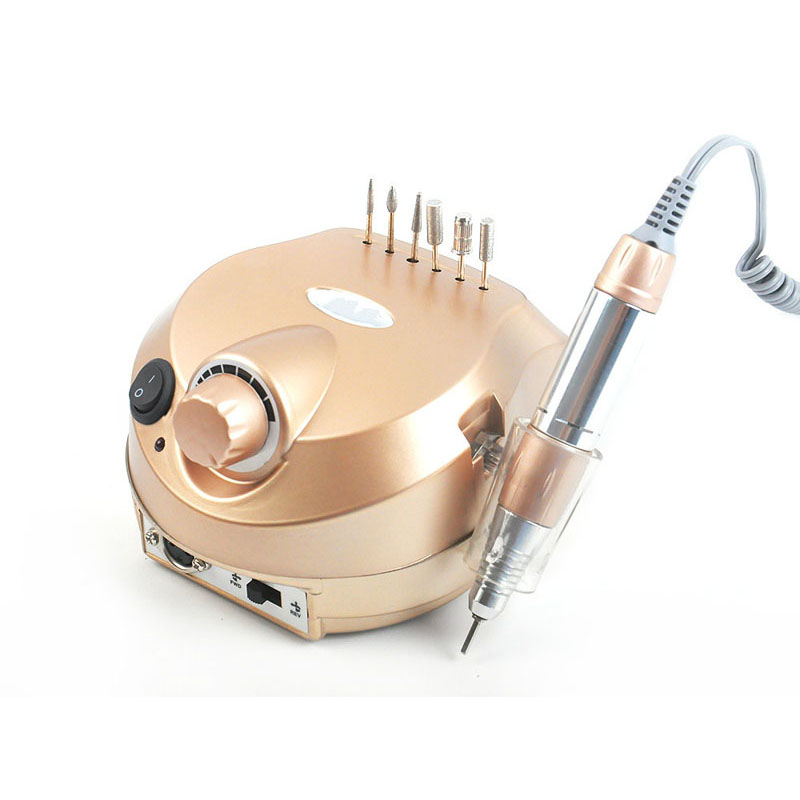 Máquina pulidora eléctrica para uñas, Kit de manicura con brocas de 35000RPM, 110V/220V, taladro acrílico para pedicura
