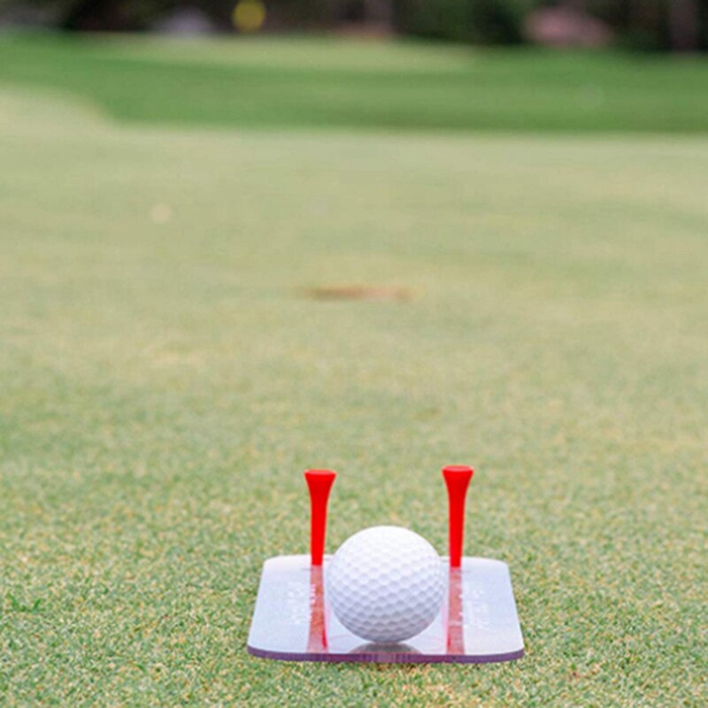 Golfsving lige øvelse golf sætte spejl øje linje justering træning hjælp sving træner golf træning hjælpemidler tilbehør