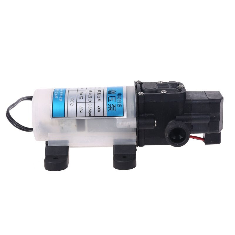 Waterzuiveraar Zuiver Water Machine Zelfaanzuigende Booster Pomp Tap Water Boiler 12V 60W Stimuleren Pomp