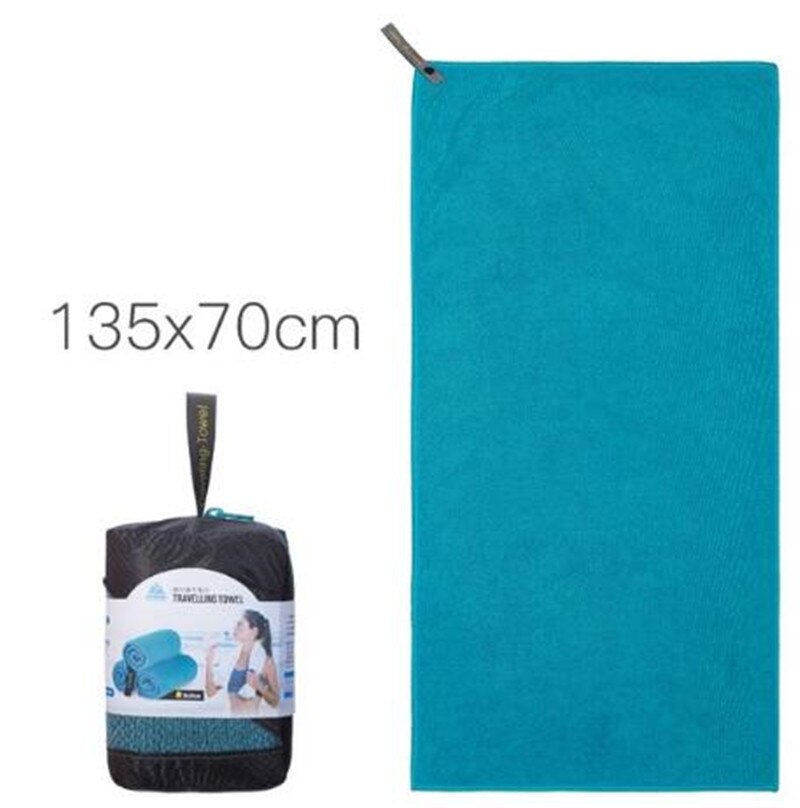 AONIJIEMicrofiber Ultralight Sneldrogend Badhanddoek Camping wandelen Hand Gezicht Handdoeken Outdoor Reizen Kits: Green L