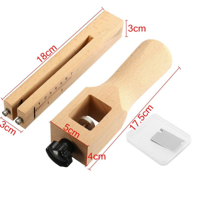 Verstelbare strip- en bandsnijder voor hout, hobbygereedschap, handgereedschap voor het snijden van leer, doe-het-zelf gereedschap voor het snijden van riemen