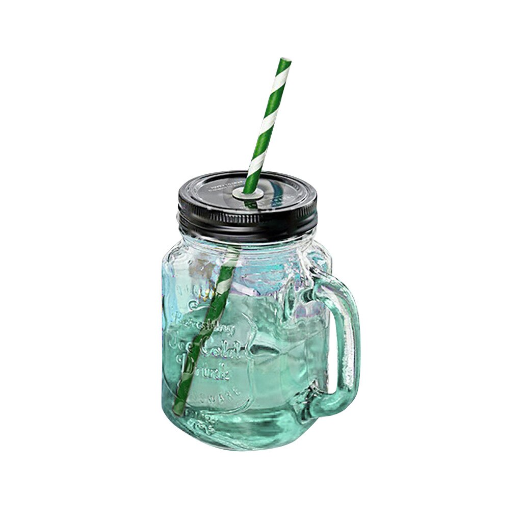 Mason Jar Glas Zomer Stijl Beker Met Huishouden Drinken Koffie Cup Praktische Gemak Thuis