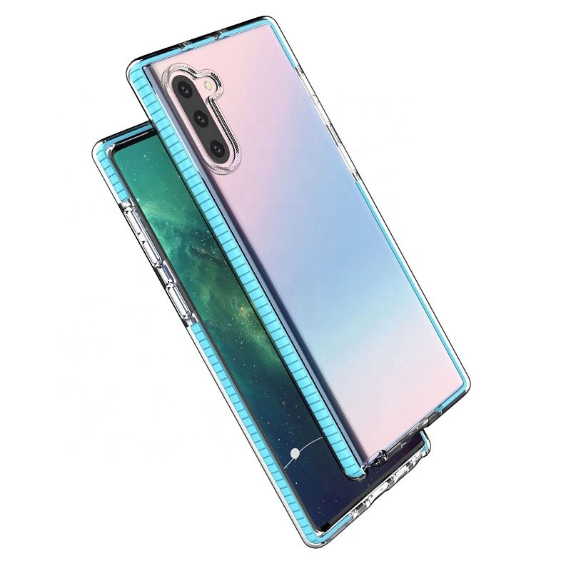 Støtsikkert klart tpu-mobildeksel til samsung galaxy note 10