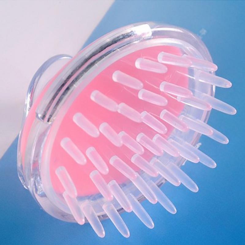 Siliconen Shampoo Hoofdhuid Douche Body Wassen Haar Massage Massager Brush Kam