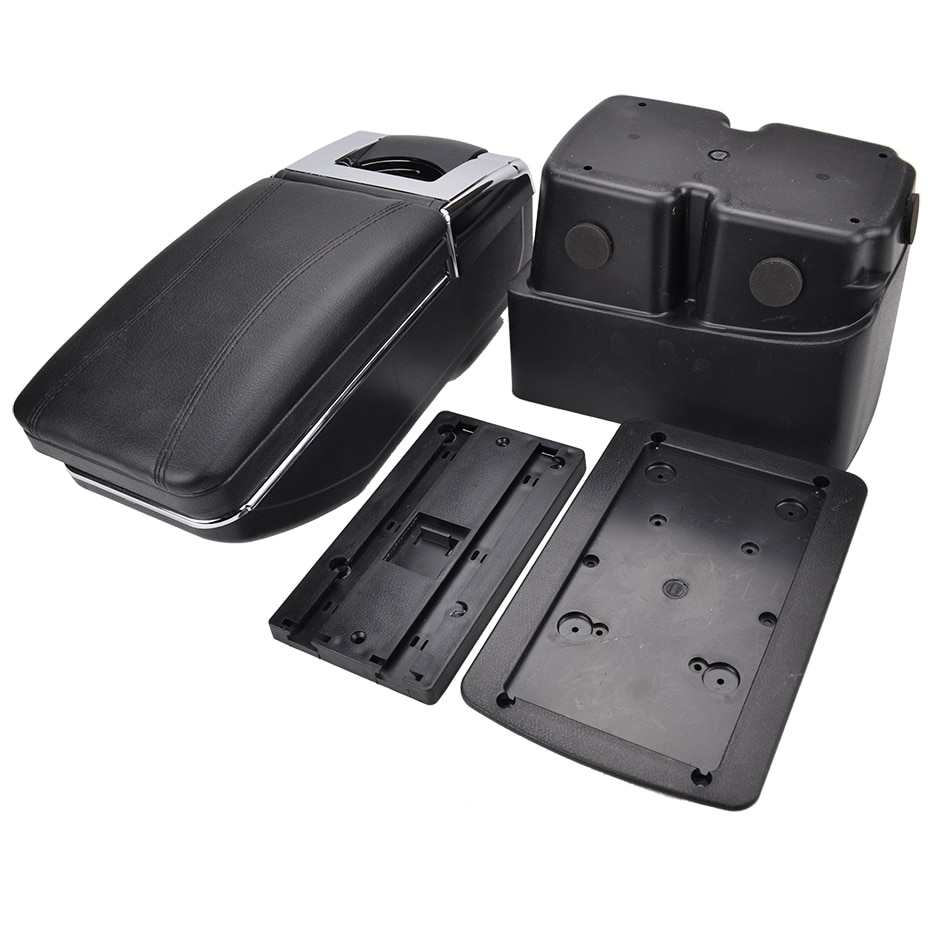 Center Middenconsole Opbergdoos Voor Ford Fiesta Draaibare Arm Rest Armsteun