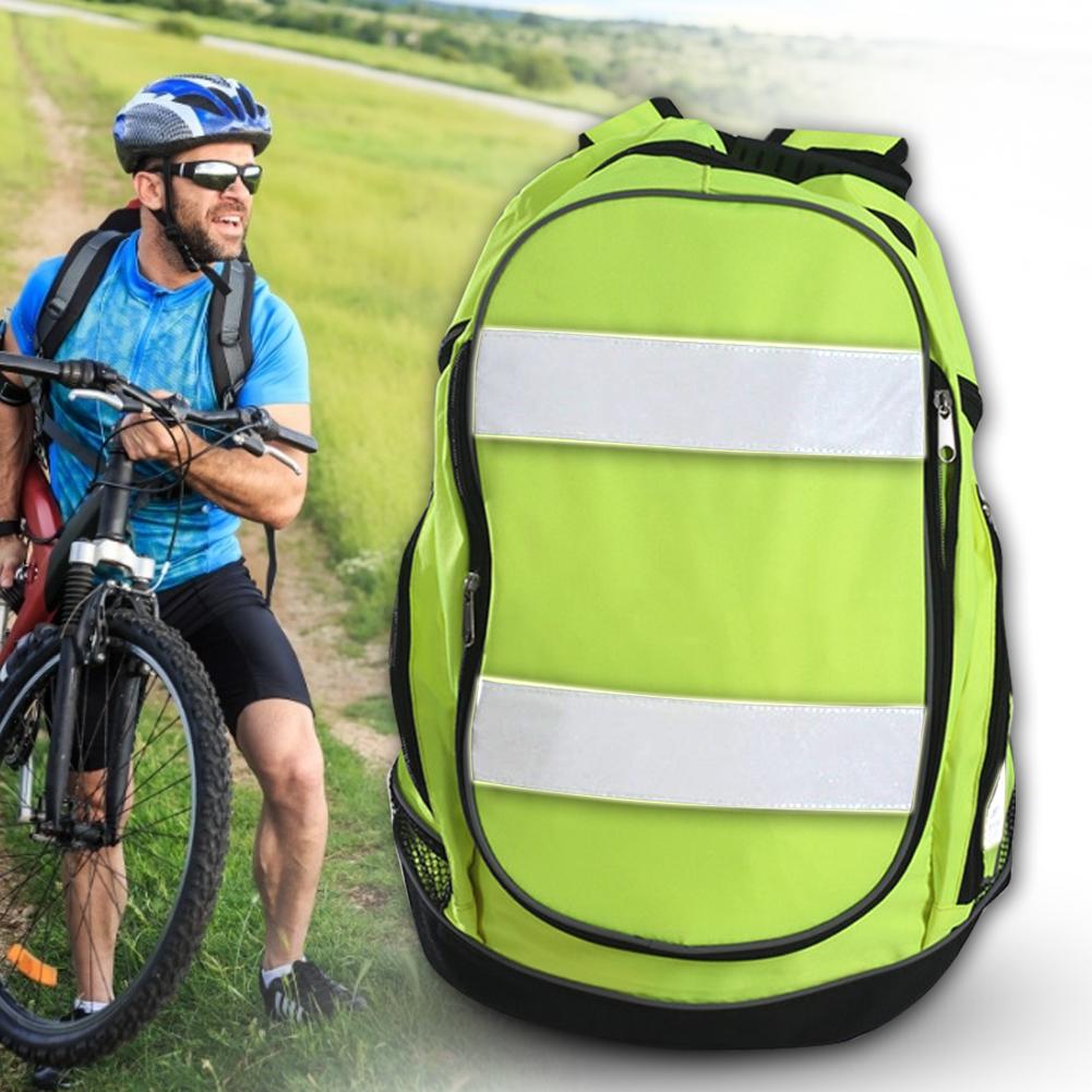 Night Reflective Luminous Riding Highly Resistant Safety Backpack Great For Sports Cycling