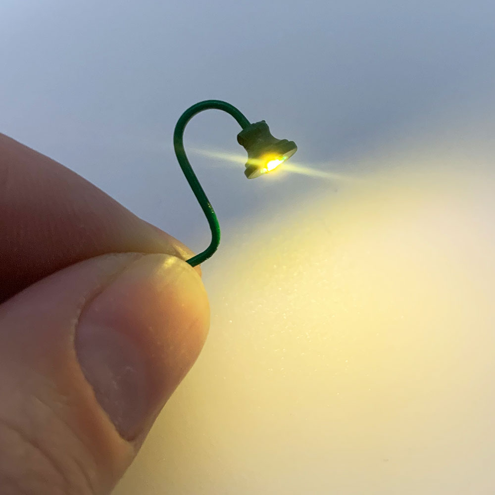 5 Stck ho Maßstechen Klassische Zauberstab Halterung Schwanenhals Lampen/Straße Lampe Modell, Der Eisenbahn/Modell Park Lampen/eisenbahn Layout