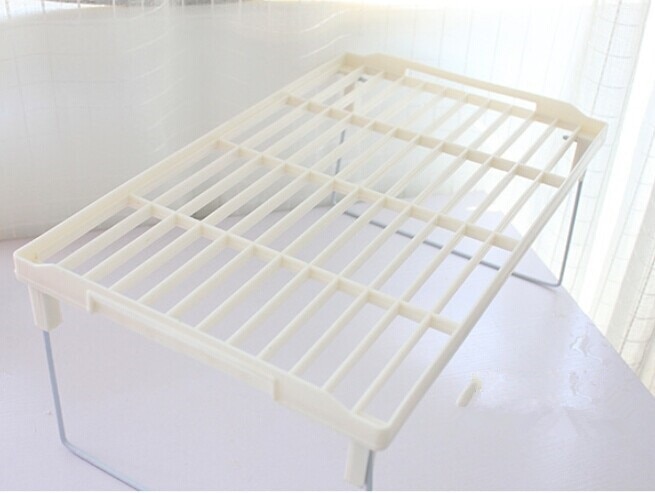 1PC Kitchen Storage Rack Plastic Folding Flavoring Shelf Organizer for Kitchen Bathroom Practical Tool OK 0089