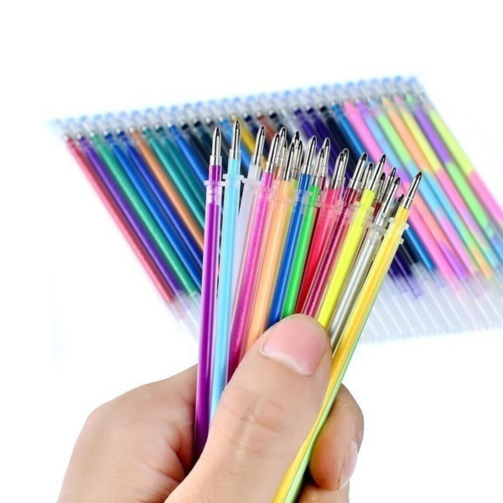 48 Kleuren Vullingen Kantoor School Vullingen Markers Water Kleur Gel Pen Vervangen Supplies Best Selling Multi-Kleuren Pakket #43