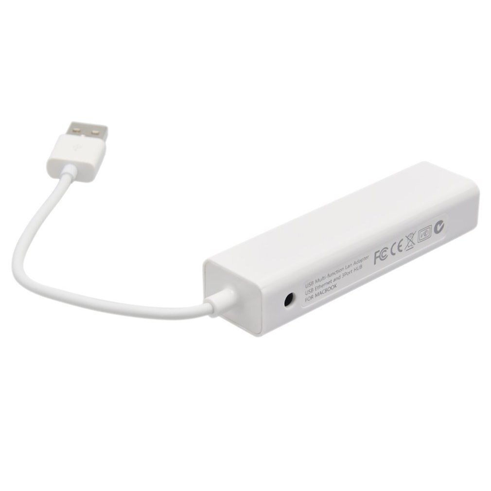 USB zu RJ45 3 Ports USB 2,0 Ethernet RJ45 Wired LAN Netzwerk Karte Hub Adapter für Mac für Android 802,11 n Externe