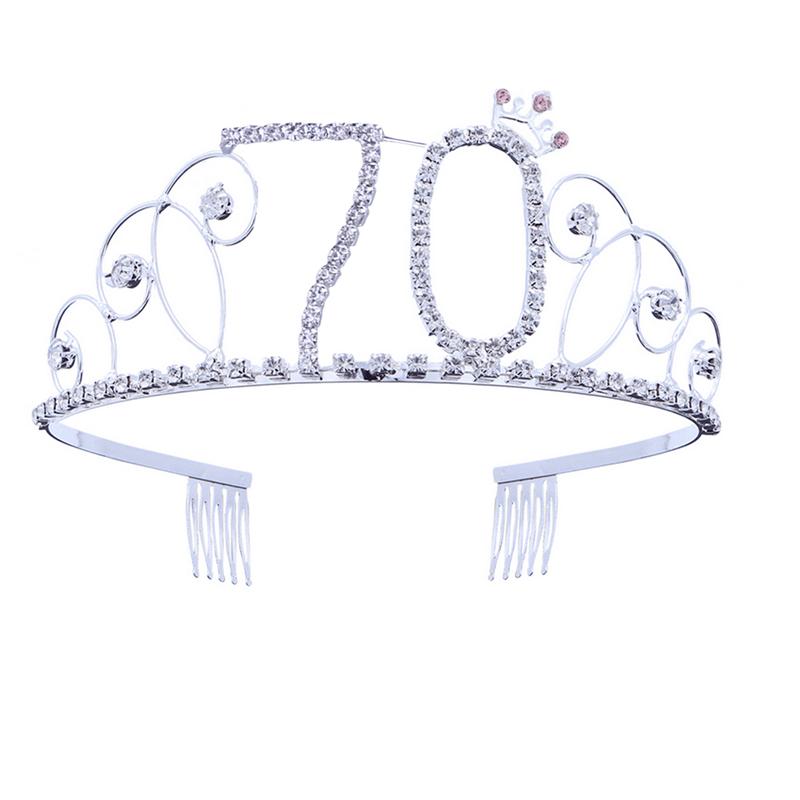 30 en fantastische sjerp & strass tiara set, 30e verjaardag geschenken verjaardag sjerp en kroon voor vrouwen verjaardagsfeest benodigdheden | NL