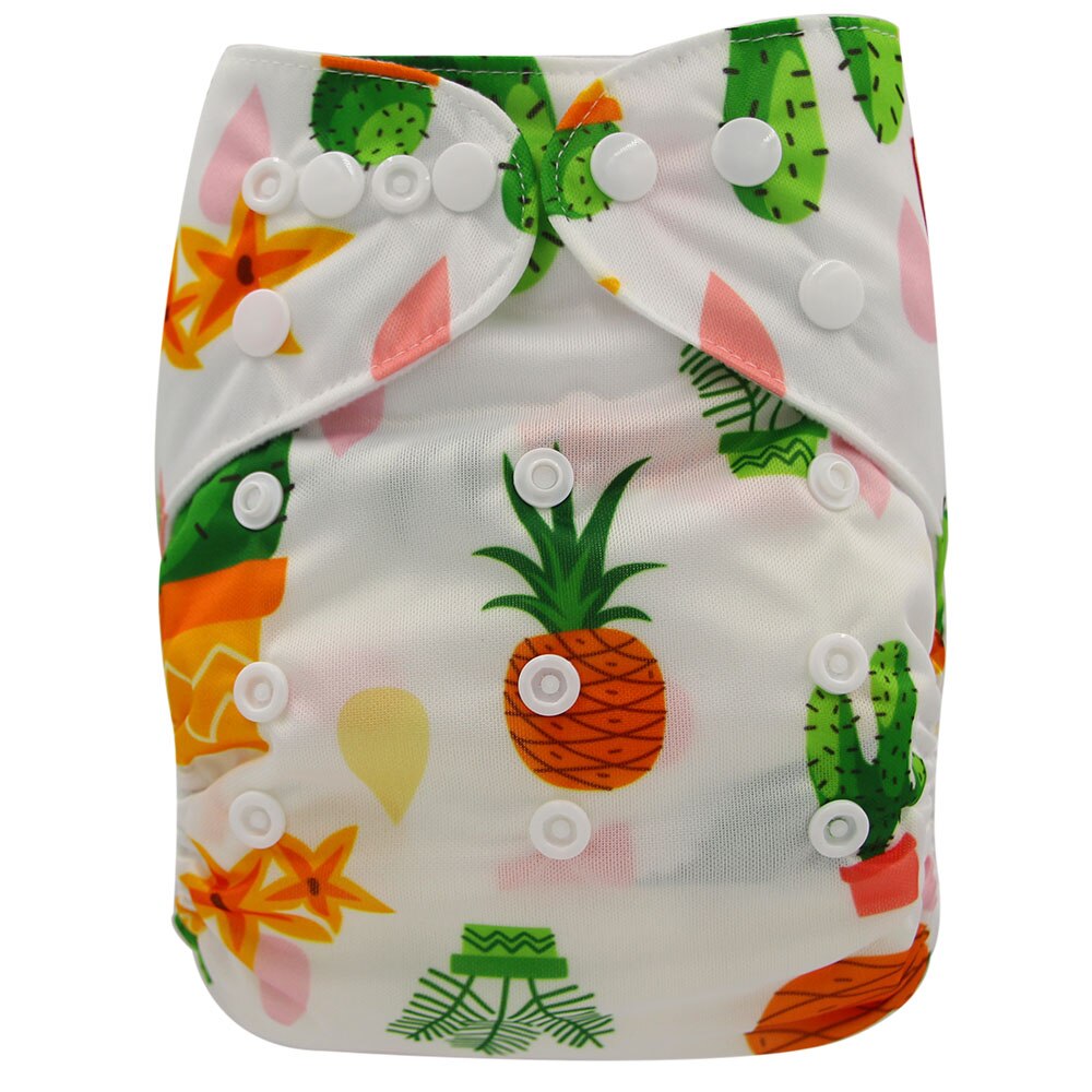 waschbar Baby Tuch Windel Tasche Wasserdicht Cartoon Tier Baby Windeln Reusable Tuch Windel Anzug 0-3 Jahre 3-15kg Baby: OB170