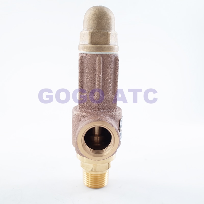 S10 S10L bronze safety valve steam adjustable pressure full copper 1/2 thread DN15 10/20/30bar pressure relief valve with handle