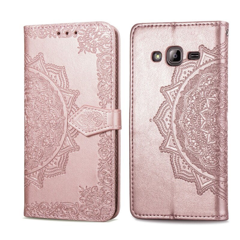 Luxe Leather Flip Cases Voor Samsung J3 J3 6 Portemonnee Kaarthouder Telefoon Case Voor Samsung Galaxy J3 j320 SM-J320F Cover