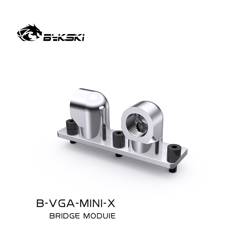Bykski B-VGA-MINI-X,G1/4 360 Degree Rotary Adapter For GPU WaterBlock,VGA Bridge Connectors Fitting Video Card Install Module