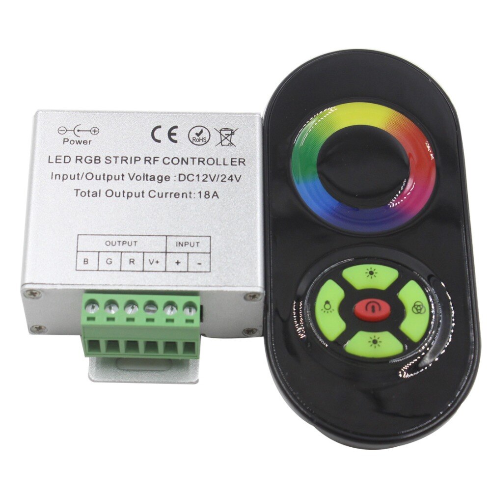 RGB LED strip controller IR or RF or WIFI Controller for RGB LED strip 28335 5050 without battery