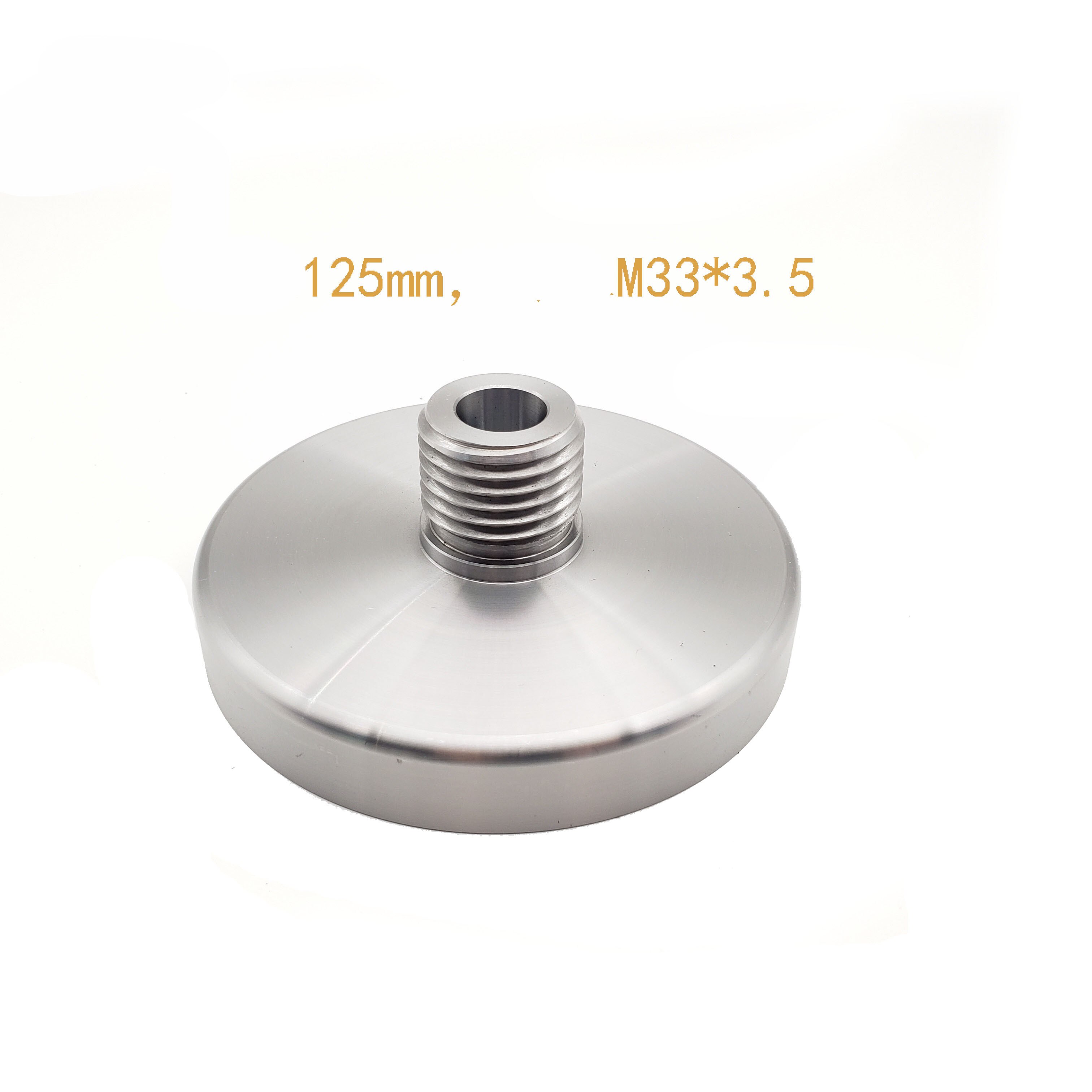 Brida de torno de madera de 80mm/100mm, rosca de placa M33x3. 5: 125mm
