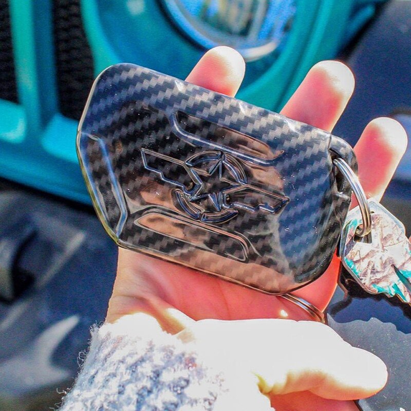Key Fob Cover Case Protection for Jeep Wrangler JL JLU , for Jeep Gladiator ,Key Replacement Accessories