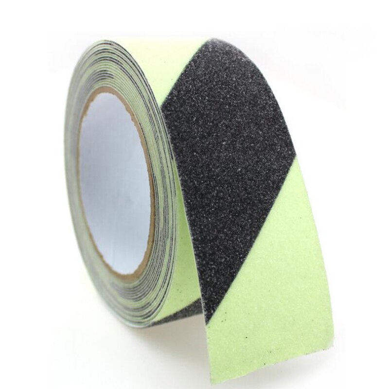 5cm x 5m Incandescente Adesivi Opaco Antiscivolo Strisce Riflettenti per il cinema scala di Sicurezza Impermeabile Nastri di Avvertimento Pavimento adesivi