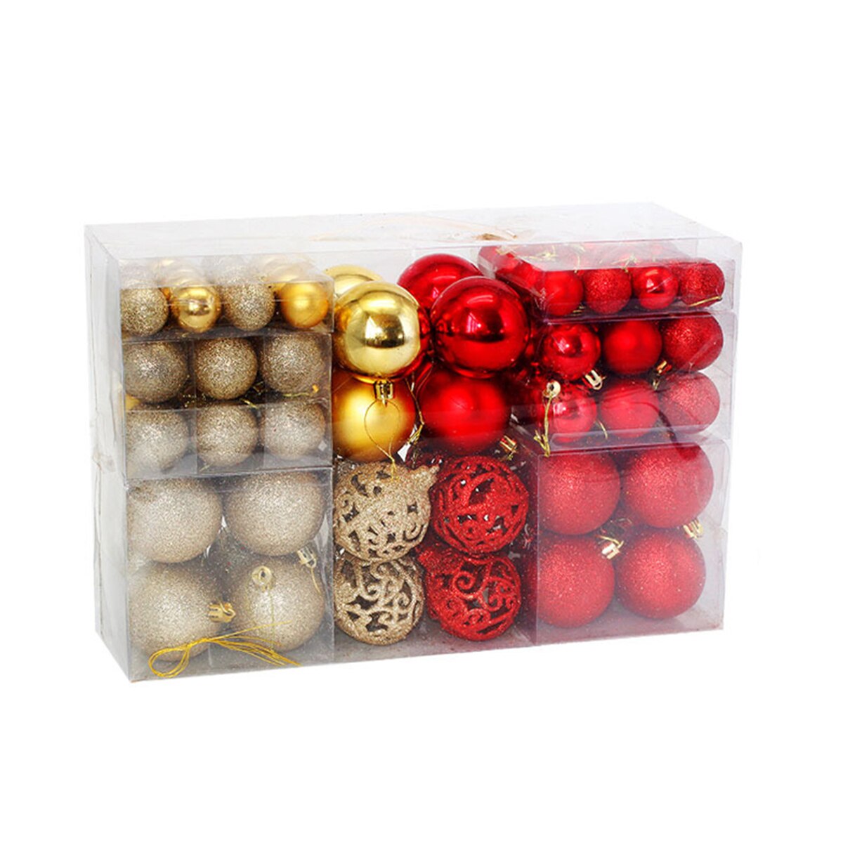 100pcs 3-6cm Christmas Tree Decorations Balls Bauble Xmas Party Hanging Ball Ornaments Christmas Decorations for Year: 5