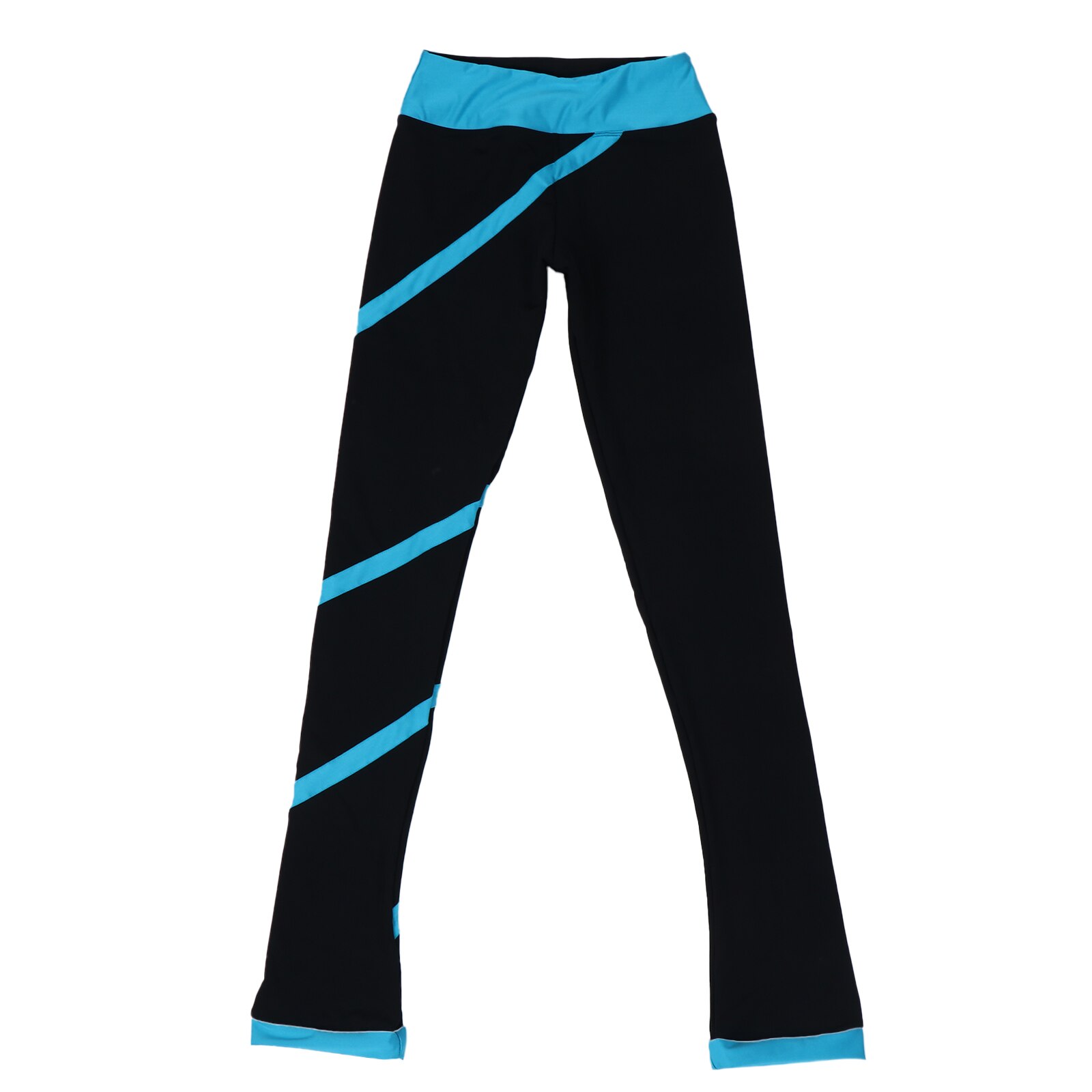 Skating Pants With Spiral Strip Figure Skating Training Pants For Women