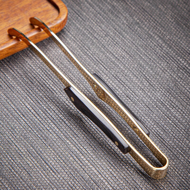eins-Stück Tee Klemme Anti-verbrühen Tee Klemme Waschen Tasse Clip Metall Pinzette Tee Utensilien: Gold