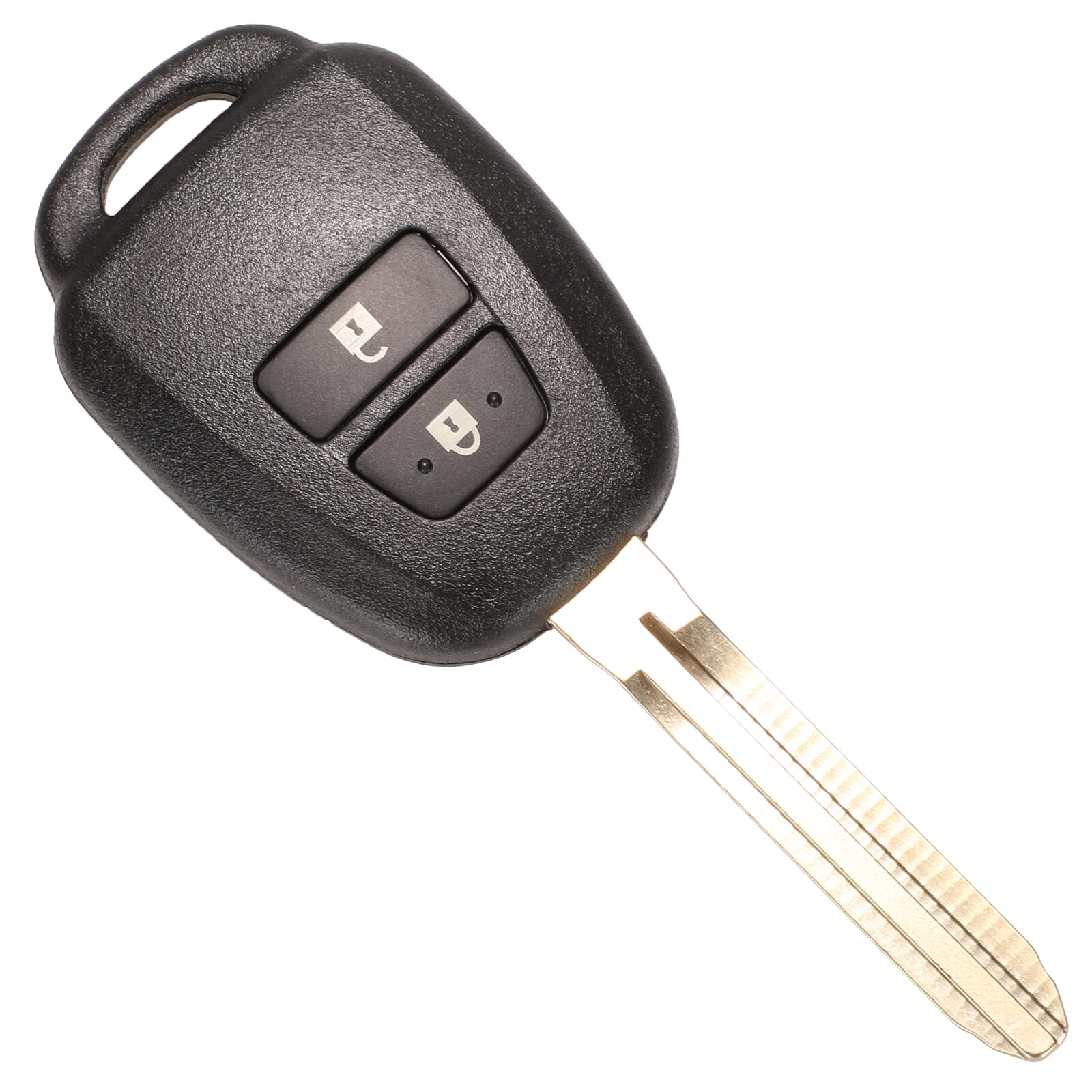 Bilchave 2/3/4 -knapper fjernbetjening bilnøgle til toyota camry valgfri til toyota camry corolla med rav 4 toy 43 klinge: 2 knapper