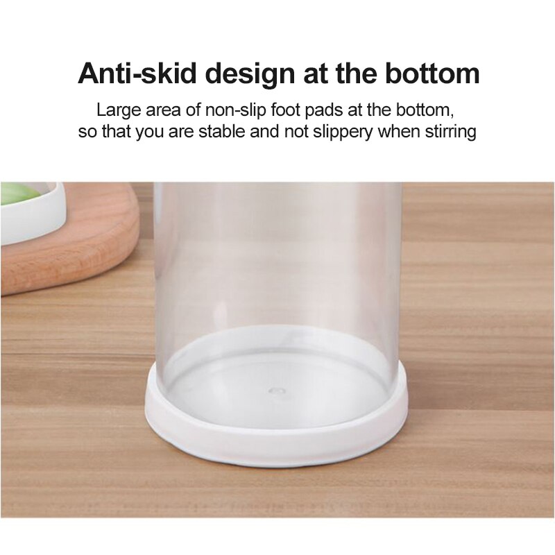 Mousseur à lait manuel pour la cuisson de la maison, Machine à mousse de café, tasse en plastique pour battre l'œuf blanc, ensemble d'ustensiles de cuisson