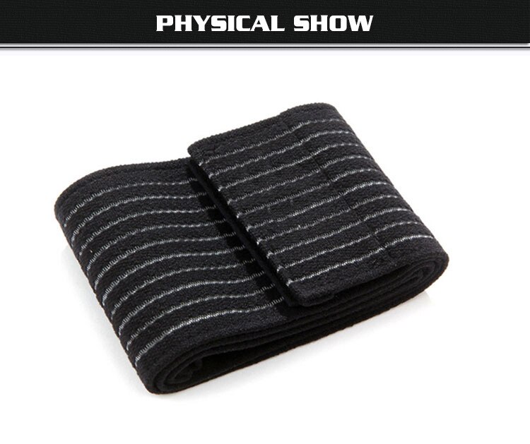 1pc70cm Enkel Ondersteuning Spiraalvormig Gewikkelde Bandage Volleybal Basketbal Enkel Orotection Verstelbare Elastische Bands Sport Veiligheid Brace: Zwart / 40cm