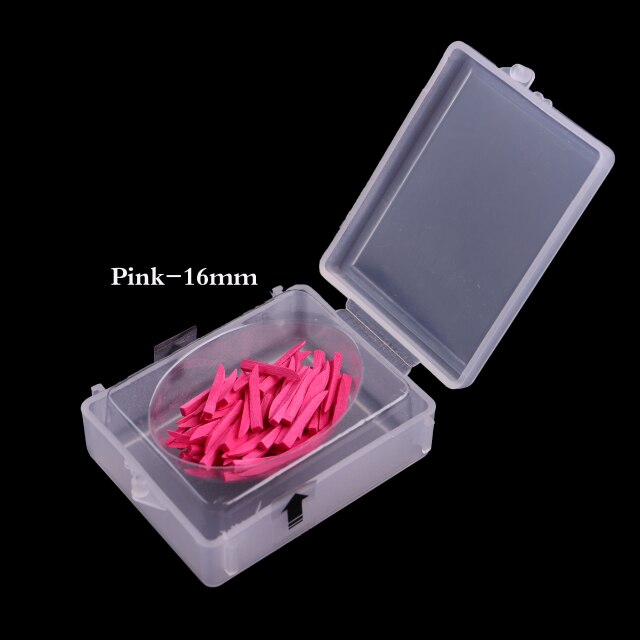 Ceoon – cales dentaires en bois, 100 pièces/boîte, fixation, restauration, Composite interdentaire, matériel de laboratoire, dentisterie, 6 tailles: 16mm Pink
