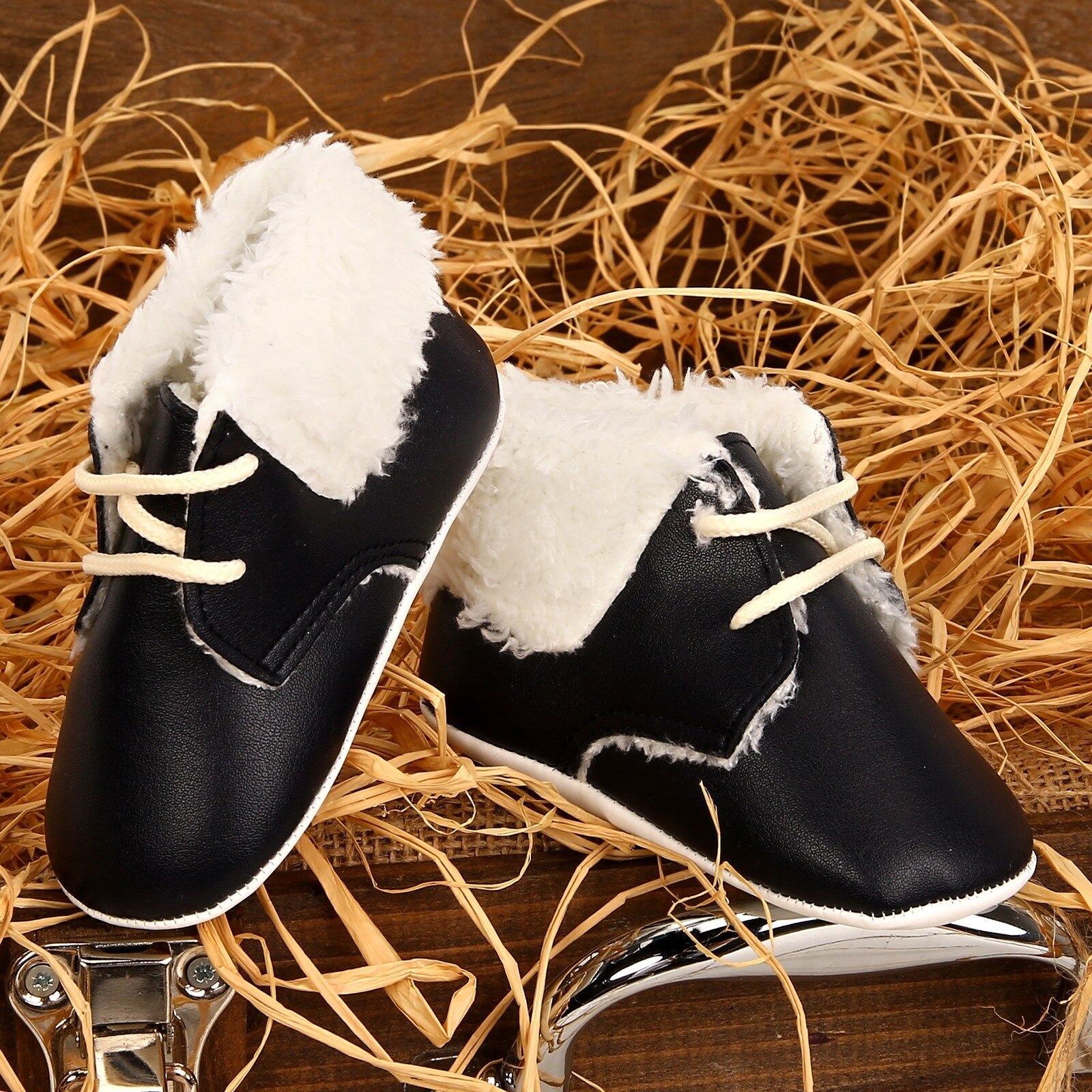 Ebebek Grappige Baby Winter Bootie: Navy Blue / 19 20