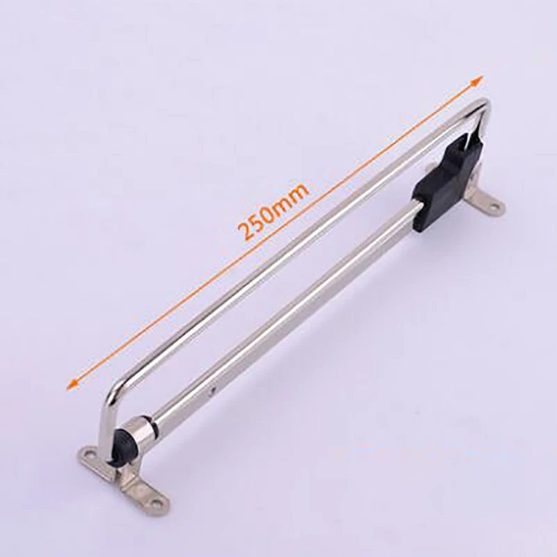 Stainless Steel Retractable Wardrobe Rail Clothes Hanger Towel Coat Racks Adjustable Closet Rod Rail Organizer Rack: 250mm