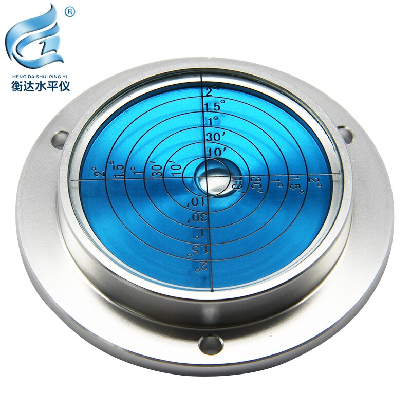 Metalen Flens Niveau Meter Kraan Niveau Bubble Boren Machine Waterpas Meter 80x62x15mm