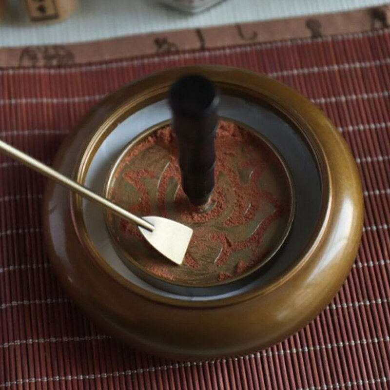 Juego de Herramientas de molde de incienso, incluye cuchara de prensa de incienso, cepillo de pala para fragancia, meditación de Yoga, DIY, 4 Uds.