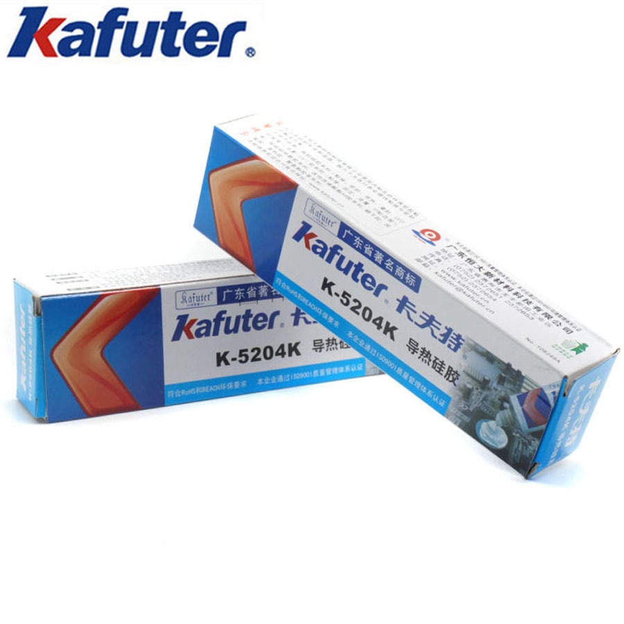 Kafuter 80g k -5204k led termiskt ledande silikon cpu bindande lim snabbtorkande termisk kiseldioxid härdbar koefficient 1.6
