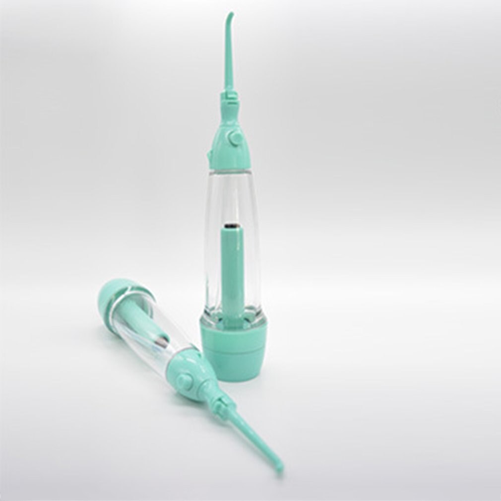 LV190 Teeth Cleaner Manual Jet Water Oral Irrigator Portable Hygiene Flosser Health Care Teeth Cleaning Tool