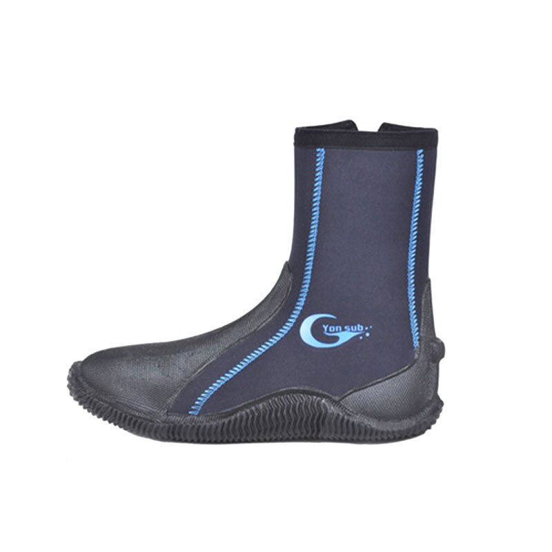 5Mm Neopreen Duiken Laarzen Waden Schoenen Anti Slip Slijtvast Snorkelen Sokken Winter Water Sport Koude Proof Keep Warm