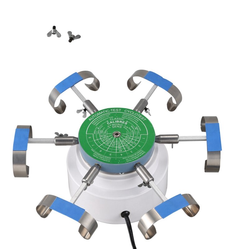 US Plug,Watch Tester Watch Test Machine Six Watch Watchmaking Tools Watch Winder Repair Watch Mechanical Watch Automatic Winding