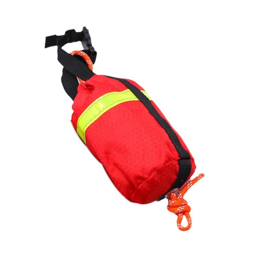 15M Throw Rope Bag With Reflective Strip & Whistle - Floating Rescue Rope For Water Sports & Boating