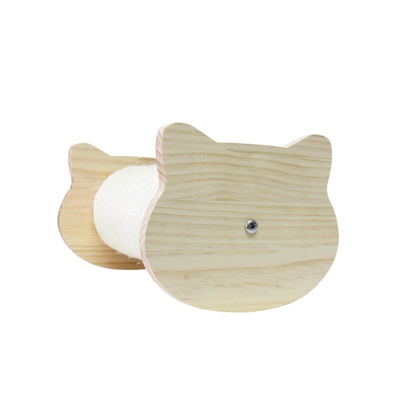 Wooden Cat Climbing Frame Furniture Protect Sisal Cat Kitten Scratch Board Pad Interactive Toy Pet Cat Kitten Claw Care Product: C